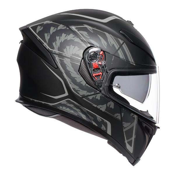 AGV K5 S Tornado Matt Black/Silver