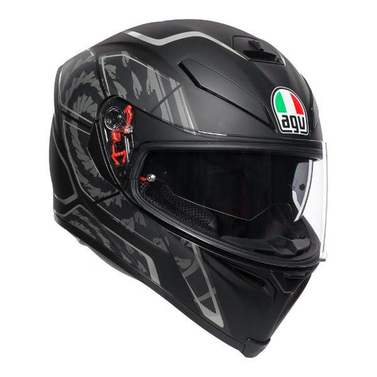 AGV K5 S Tornado Matt Black/Silver