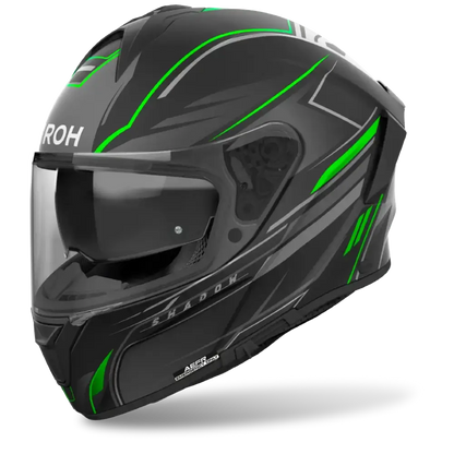 Airoh - SPARK 2 SHADOW  GREEN-YELLOW-GREY-ORANGE-RED-GOLD-MATT BLACK