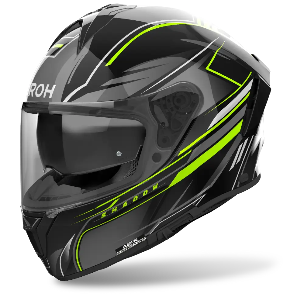 Airoh - SPARK 2 SHADOW  GREEN-YELLOW-GREY-ORANGE-RED-GOLD-MATT BLACK