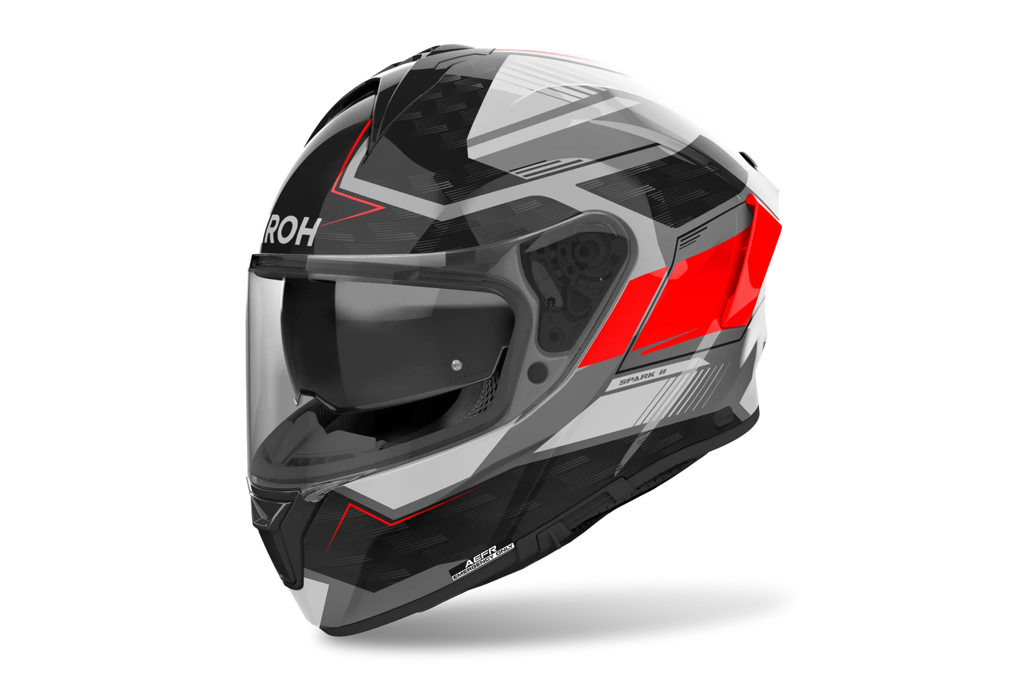 Airoh - SPARK 2 SHADOW  GREEN-YELLOW-GREY-ORANGE-RED-GOLD-MATT BLACK